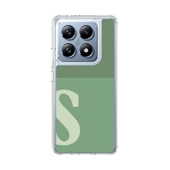 スリムプロテクションケース［ オリジナル - initial two tone - S green ］