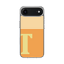 スリムプロテクションケース［ オリジナル - initial two tone - T orange ］