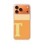 スリムプロテクションケース［ オリジナル - initial two tone - T orange ］