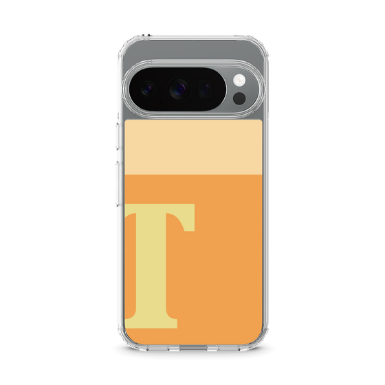 スリムプロテクションケース［ オリジナル - initial two tone - T orange ］