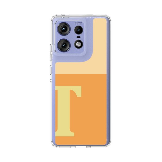 スリムプロテクションケース［ オリジナル - initial two tone - T orange ］