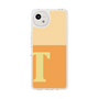 スリムプロテクションケース［ オリジナル - initial two tone - T orange ］