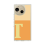スリムプロテクションケース［ オリジナル - initial two tone - T orange ］