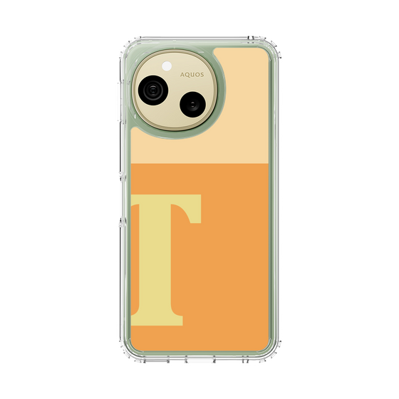 スリムプロテクションケース［ オリジナル - initial two tone - T orange ］