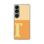 スリムプロテクションケース［ オリジナル - initial two tone - T orange ］