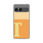 スリムプロテクションケース［ オリジナル - initial two tone - T orange ］