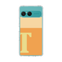 スリムプロテクションケース［ オリジナル - initial two tone - T orange ］