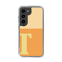 スリムプロテクションケース［ オリジナル - initial two tone - T orange ］