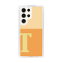 スリムプロテクションケース［ オリジナル - initial two tone - T orange ］