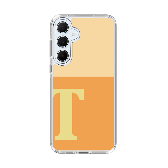 スリムプロテクションケース［ オリジナル - initial two tone - T orange ］