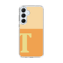 スリムプロテクションケース［ オリジナル - initial two tone - T orange ］