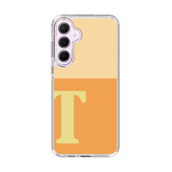 スリムプロテクションケース［ オリジナル - initial two tone - T orange ］