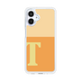 スリムプロテクションケース［ オリジナル - initial two tone - T orange ］