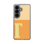 スリムプロテクションケース［ オリジナル - initial two tone - T orange ］