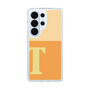 スリムプロテクションケース［ オリジナル - initial two tone - T orange ］
