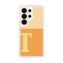 スリムプロテクションケース［ オリジナル - initial two tone - T orange ］