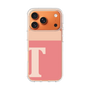 スリムプロテクションケース［ オリジナル - initial two tone - T pink ］