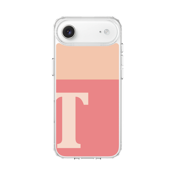 スリムプロテクションケース［ オリジナル - initial two tone - T pink ］