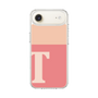スリムプロテクションケース［ オリジナル - initial two tone - T pink ］