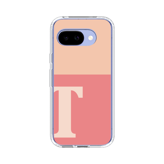 スリムプロテクションケース［ オリジナル - initial two tone - T pink ］