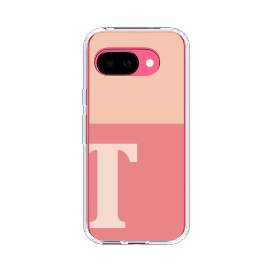 スリムプロテクションケース［ オリジナル - initial two tone - T pink ］