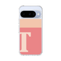 スリムプロテクションケース［ オリジナル - initial two tone - T pink ］
