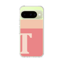 スリムプロテクションケース［ オリジナル - initial two tone - T pink ］