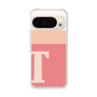 スリムプロテクションケース［ オリジナル - initial two tone - T pink ］