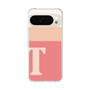 スリムプロテクションケース［ オリジナル - initial two tone - T pink ］