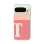 スリムプロテクションケース［ オリジナル - initial two tone - T pink ］
