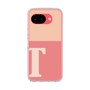 スリムプロテクションケース［ オリジナル - initial two tone - T pink ］