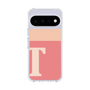 スリムプロテクションケース［ オリジナル - initial two tone - T pink ］