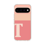 スリムプロテクションケース［ オリジナル - initial two tone - T pink ］