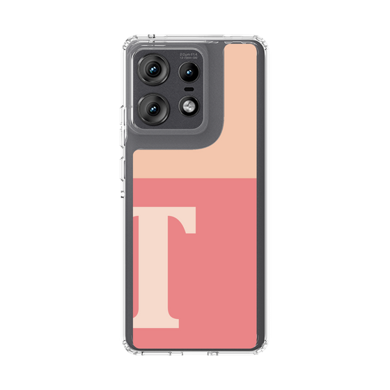 スリムプロテクションケース［ オリジナル - initial two tone - T pink ］