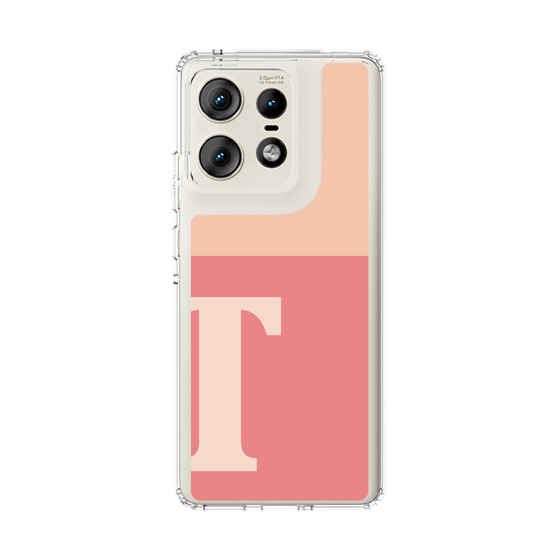 スリムプロテクションケース［ オリジナル - initial two tone - T pink ］