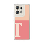 スリムプロテクションケース［ オリジナル - initial two tone - T pink ］