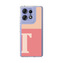 スリムプロテクションケース［ オリジナル - initial two tone - T pink ］