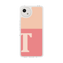 スリムプロテクションケース［ オリジナル - initial two tone - T pink ］