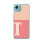 スリムプロテクションケース［ オリジナル - initial two tone - T pink ］