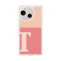 スリムプロテクションケース［ オリジナル - initial two tone - T pink ］