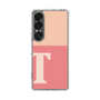 スリムプロテクションケース［ オリジナル - initial two tone - T pink ］