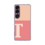 スリムプロテクションケース［ オリジナル - initial two tone - T pink ］