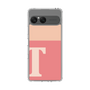 スリムプロテクションケース［ オリジナル - initial two tone - T pink ］
