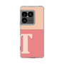 スリムプロテクションケース［ オリジナル - initial two tone - T pink ］