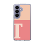 スリムプロテクションケース［ オリジナル - initial two tone - T pink ］