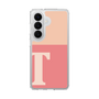 スリムプロテクションケース［ オリジナル - initial two tone - T pink ］