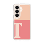 スリムプロテクションケース［ オリジナル - initial two tone - T pink ］