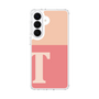 スリムプロテクションケース［ オリジナル - initial two tone - T pink ］