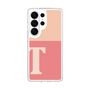 スリムプロテクションケース［ オリジナル - initial two tone - T pink ］