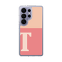 スリムプロテクションケース［ オリジナル - initial two tone - T pink ］